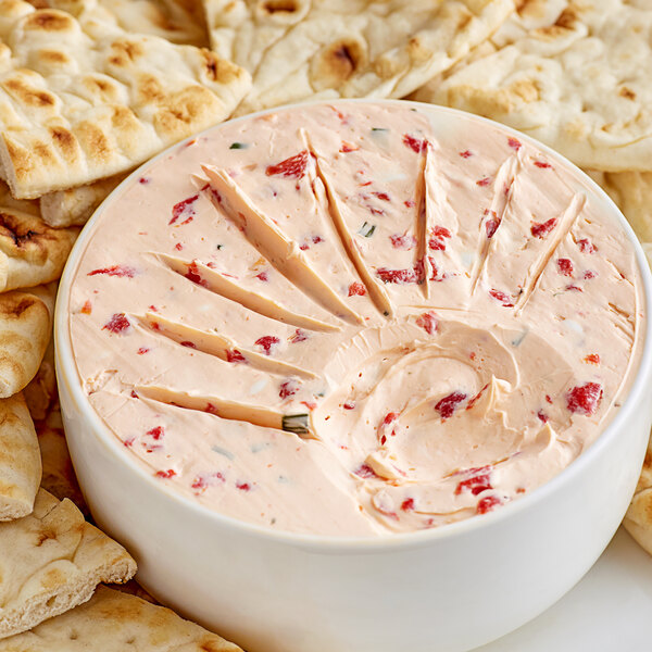 Lancaster County Farms Roasted Red Pepper Cream Cheese Spread 5 lb. 2