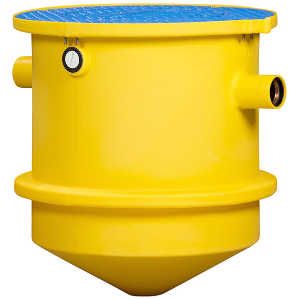 Thermaco Trapzilla TSS-70 70 Gallon 75 GPM In-Ground Solids Separator with 4" Inlet / Outlet