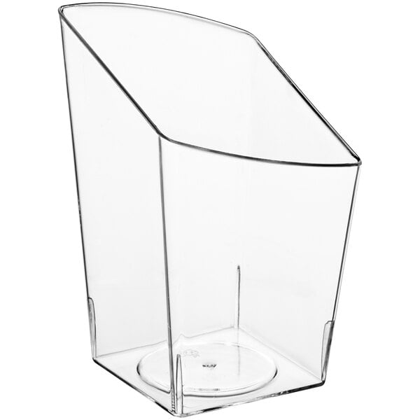 Weg ziekte verlichten Choice 2.3 oz. Clear Plastic Mini Angled Appetizer Cup - 10/Pack