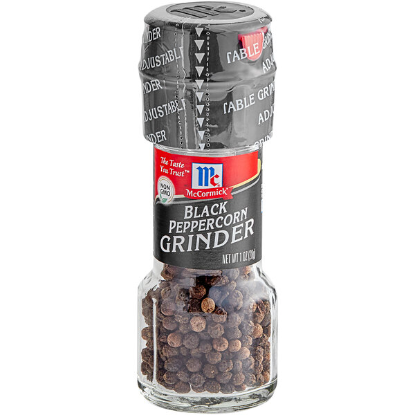 McCormick Black Peppercorn Grinder 1.24 oz. 6/Pack