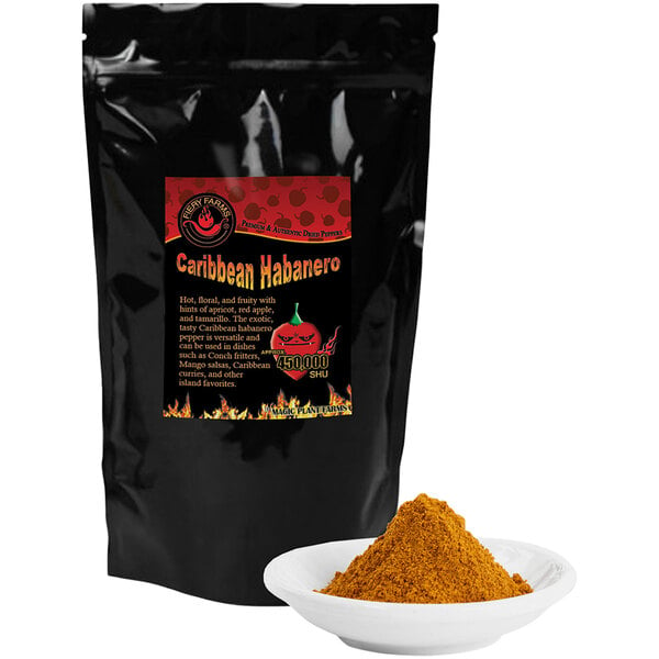 Fiery Farms Smoked Red Caribbean Habanero Pepper Powder 2.2 lb.