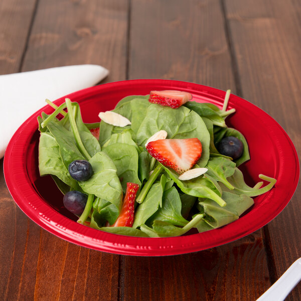 Creative Converting Red Plastic Bowls (Bulk, 20/Pack)