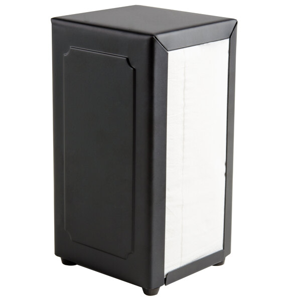 Tablecraft 2212 Tallfold Napkin Dispenser Black