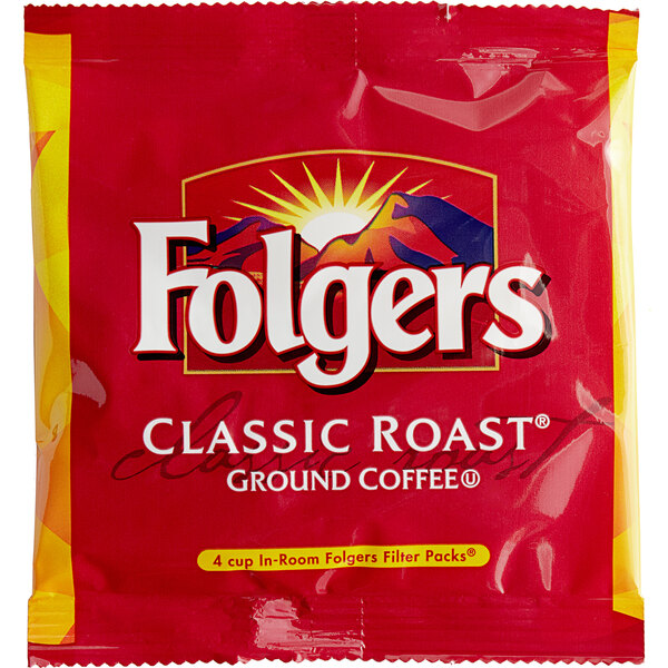Folgers Classic Roast 4Cup Coffee Filter Pack 200/Case