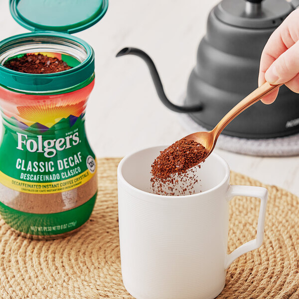 Folgers Classic Decaf Instant Coffee 8 oz.