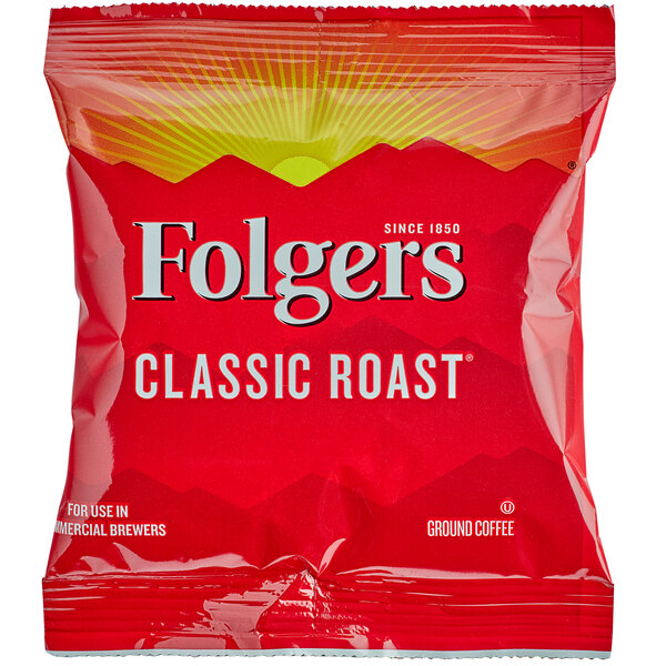 Folgers Classic Roast Coffee Packet 1.5 oz. 42/Case