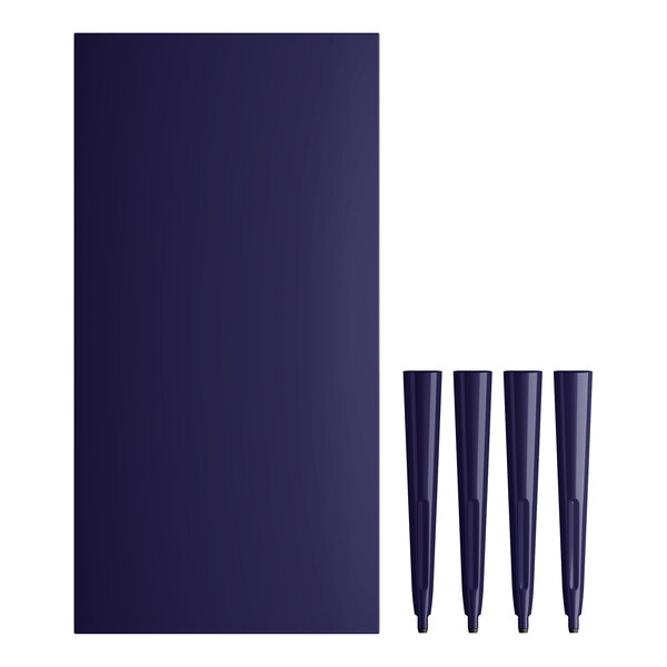 Lancaster Table & Seating Alloy Series 63" x 31 1/2" Sapphire Standard ...