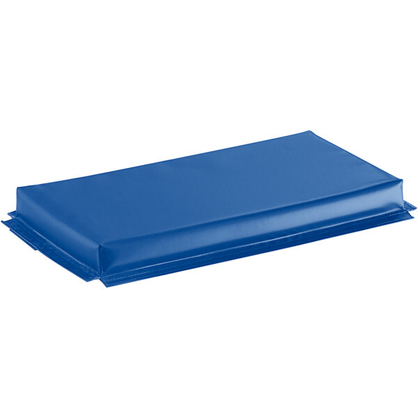 A blue rectangular Bonar Plastics vinyl pad.