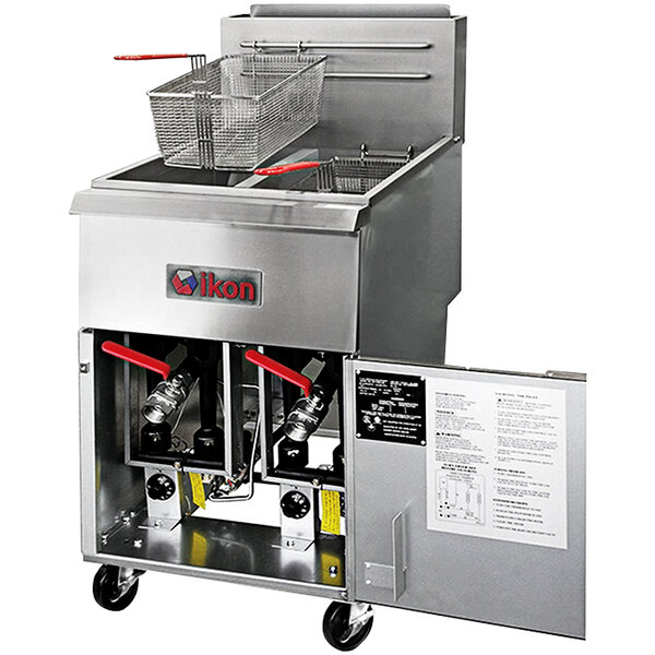 Axis IGF 4040 Ikon Liquid Propane 7278 lb. Split Pot Fryer 120,000 BTU