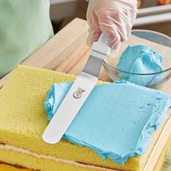 Choice 4 Blade Offset Baking / Icing Spatula with Wood Handle