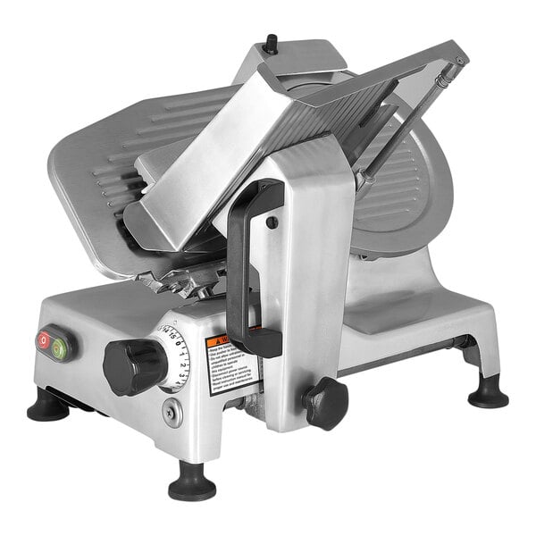 A ProCut meat slicer with a metal blade.