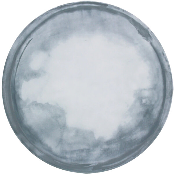 A close up of a Bauscher by BauscherHepp Smart white porcelain coupe plate.