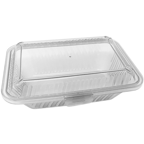 GET EcoTakeouts Clear Customizable Reusable Takeout Container 8" x 5 1