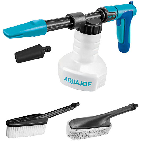 Aqua Joe AJSPXNPRO 2in1 AllPurpose Garden HosePowered Foam Cannon