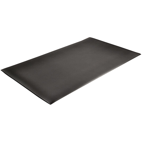 A black rectangular Notrax Blade Runner anti-fatigue mat.