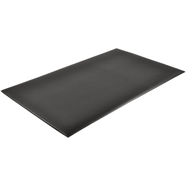Notrax Razorback DynaShield 2' x 3' Black AntiFatigue Mat 406S0023BL 1/2" Thick