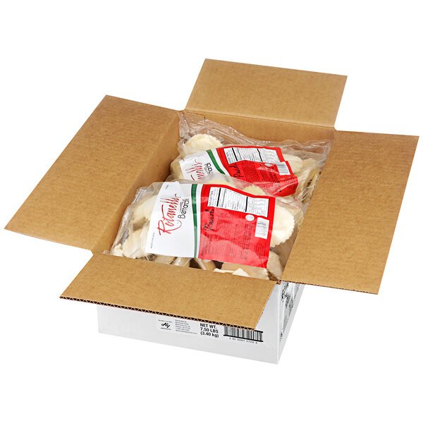 Bernardi Jumbo Round Chicken Provolone Ravioli 3.75 lb. 2/Case