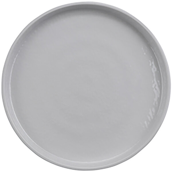 GET Roca Glazed 9" White Melamine Round Plate 12/Case