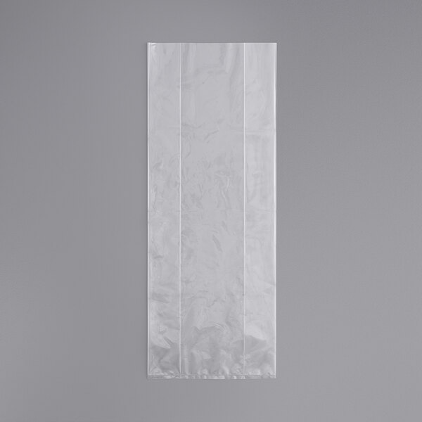 A white plastic bag with a white border.