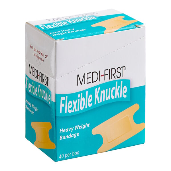 ボディ・フェイスケア Bonic Pro&Bonic Bandage Medi-First 61678 Woven Knuckle Bandage - 40/Box