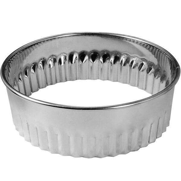 Gobel 8Piece Stainless Steel Fluted Round Pastry Cutter Set 880001