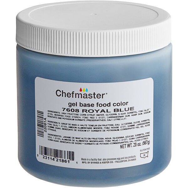 Chefmaster Royal Blue Gel Food Coloring 20 oz.