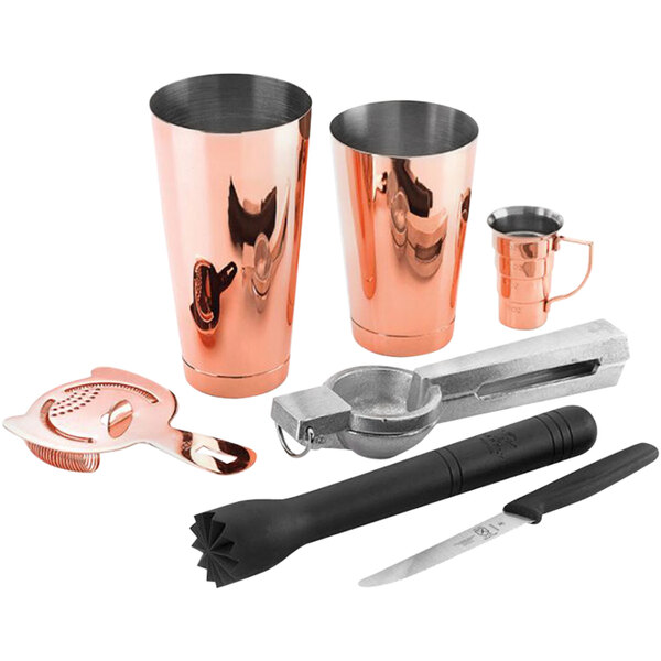 Barfly® CopperPlated Mojito 7Piece Cocktail Tool Kit M37141CP