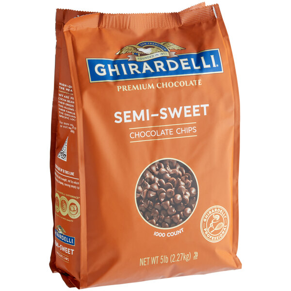 Ghirardelli SemiSweet Chocolate 1M Baking Chips 5 lb.