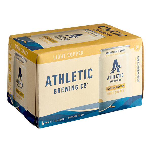 Athletic Brewing Co. Cerveza Athletica NonAlcoholic Light Copper 12 fl