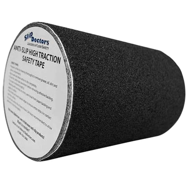 A roll of black SlipDoctors safety tape.
