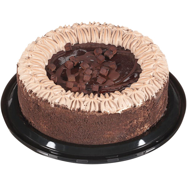 Jon Donaire 8" Round Fudge Brownie Sundae Ice Cream Cake 4/Case