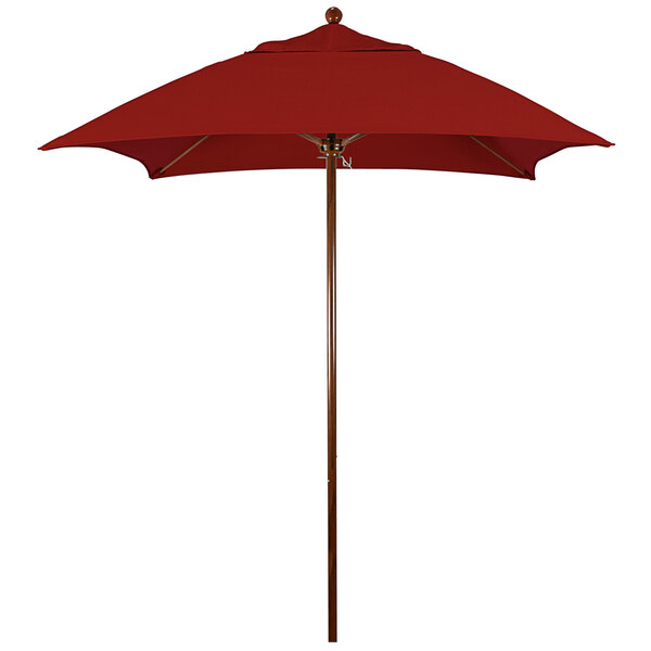 California Umbrella Venture Series 6' Push Lift Umbrella with 1 1/2