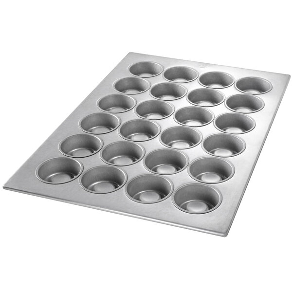 A Chicago Metallic MaryAnn specialty pan with 24 cupcake molds.