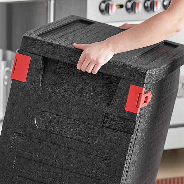 CaterGator Dash Black Insulated EPP Pan Carrier Kit with (1) 6 Full