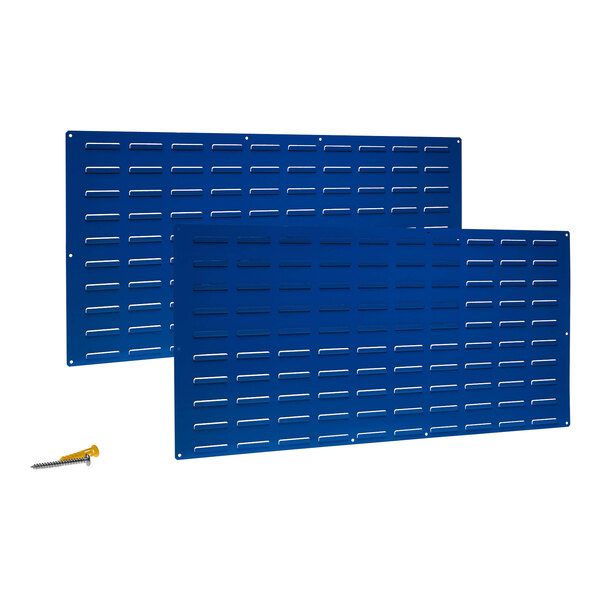 Triton Products 24" x 48" Blue Louvered Panel - 2/Pack