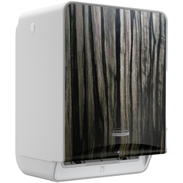 Kimberly-Clark Professional ICON™ Automatic Paper Towel Dispenser with Ebony Woodgrain Faceplate