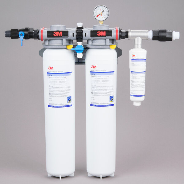3M Water Filtration Products DP290 Dual Port Water Filtration System - .2 Micron Rating and 10 GPM