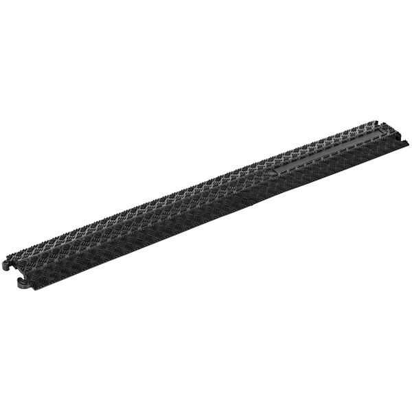 A black rubber strip with anti-slip treads.