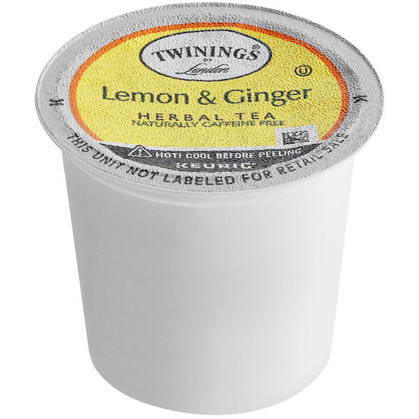 Twinings Lemon & Ginger Herbal Tea Single Serve Keurig® KCup® Pods