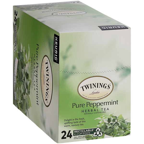Twinings Pure Peppermint Herbal Tea Single Serve Keurig® KCup® Pods