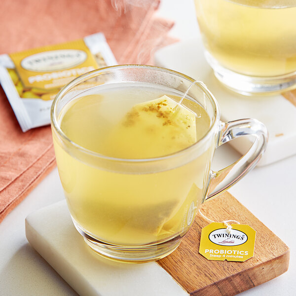 Twinings Probiotics Lemon & Ginger Herbal Tea Bags 18/Box