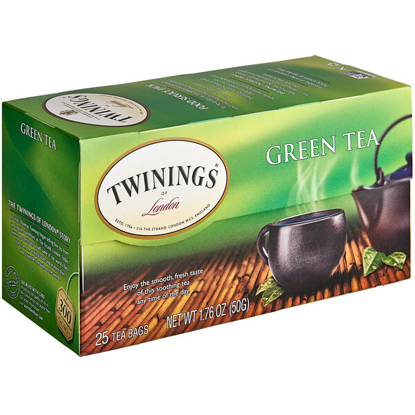 Twinings Green Tea Bags 25/Box