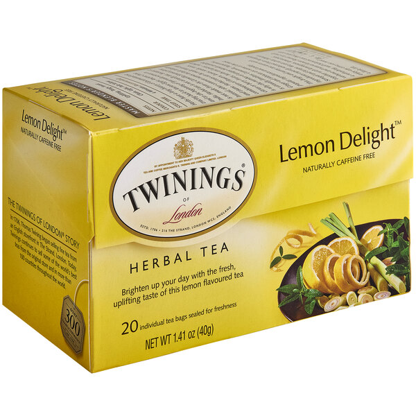 Twinings Lemon Delight Herbal Tea Bags 20/Box