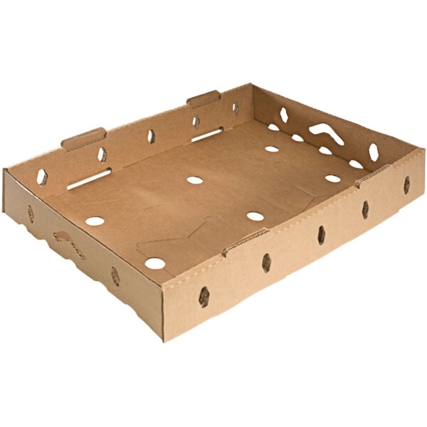 Vented Cardboard Produce Master Tray 12/Case