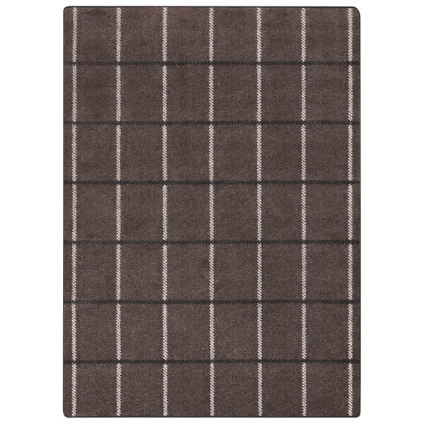 Joy Carpets Impressions New Haven 3' 10" x 5' 4" Espresso Rectangular