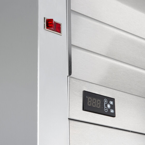 Traulsen G21013 2 Section Glass Door Reach In Refrigerator Left