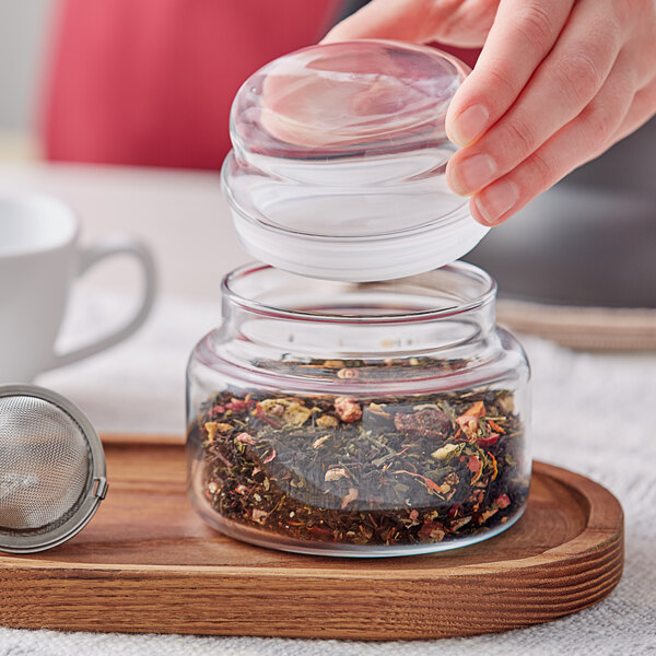 Libbey 70995 15 oz. Food Storage/Candle Jar with Lid 12/Case