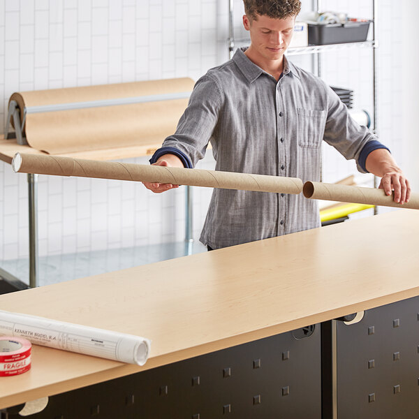 Lavex 2" x 36" Kraft Telescoping Mailing Tube 25/Case