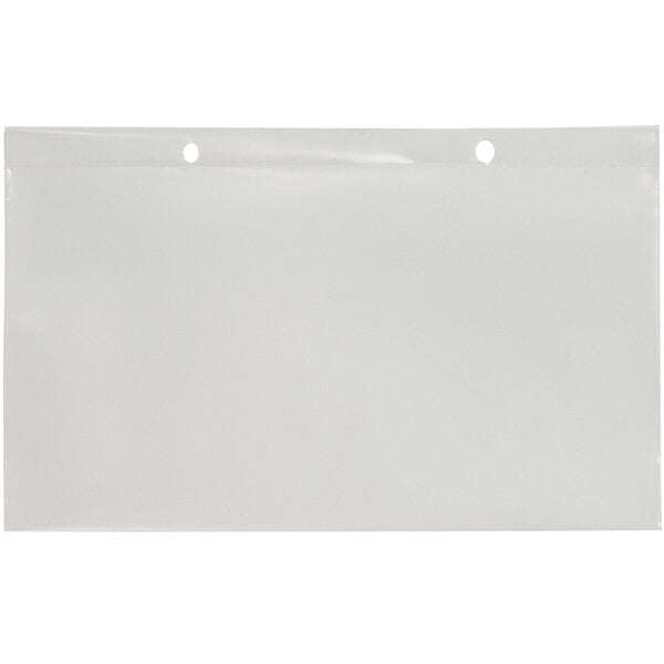 A white plastic sheet with holes for Quantum Clear Label Holder.