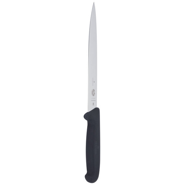 Victorinox Fibrox Pro Chef's Slicer Knife - 12 Inch, Semi-Flexible Blade, Black Fibrox Handle 6 thumbnail image
